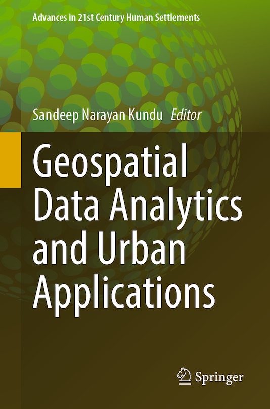 Front cover_Geospatial Data Analytics and Urban Applications