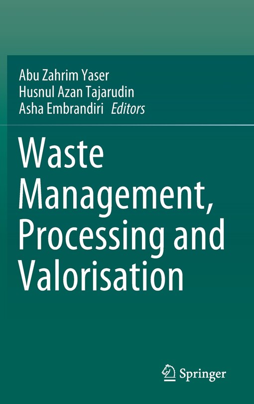 Front cover_Waste Management, Processing And Valorisation