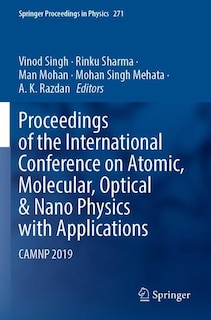 Couverture_Proceedings of the International Conference on Atomic, Molecular, Optical and Nano Physics with Applications