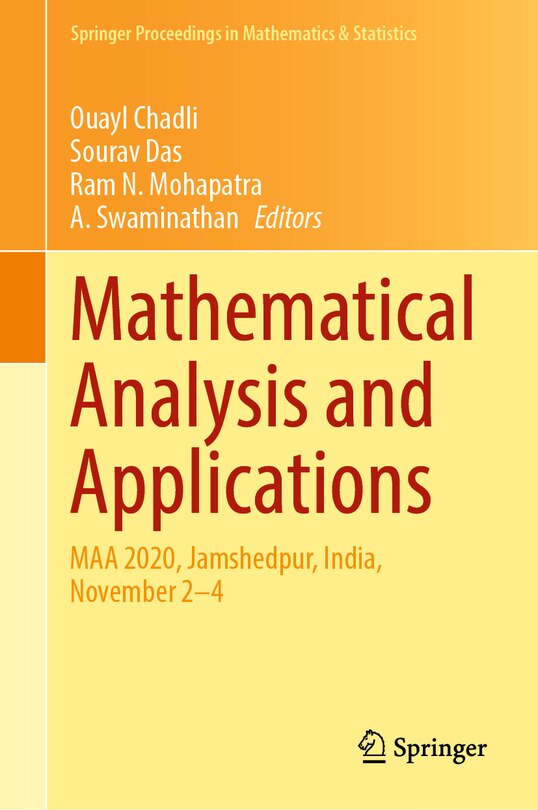 Front cover_Mathematical Analysis And Applications