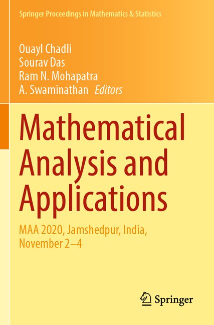 Front cover_Mathematical Analysis and Applications