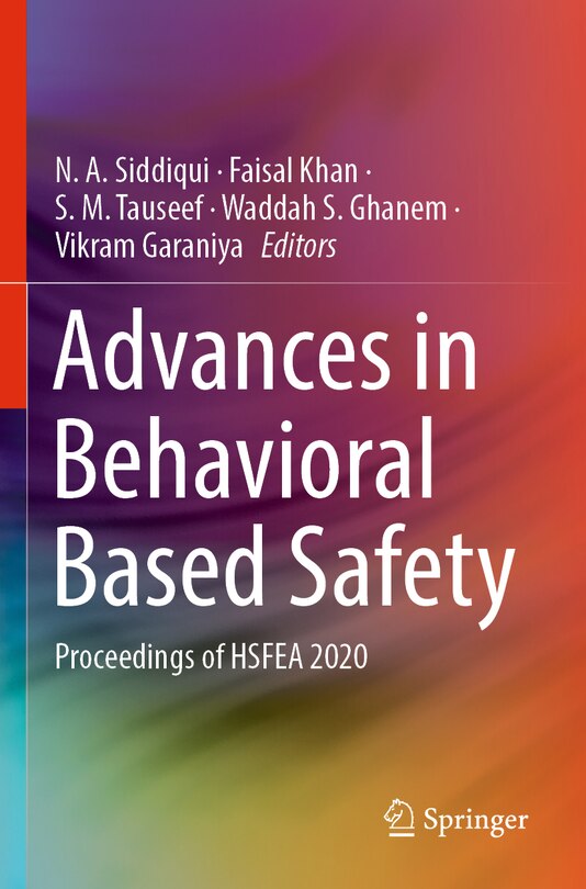 Front cover_Advances in Behavioral Based Safety