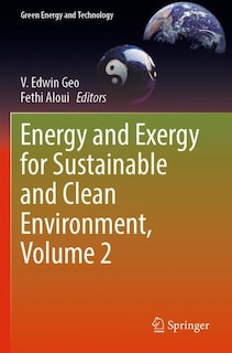 Front cover_Energy and Exergy for Sustainable and Clean Environment, Volume 2