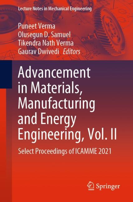 Couverture_Advancement In Materials, Manufacturing And Energy Engineering, Vol. Ii