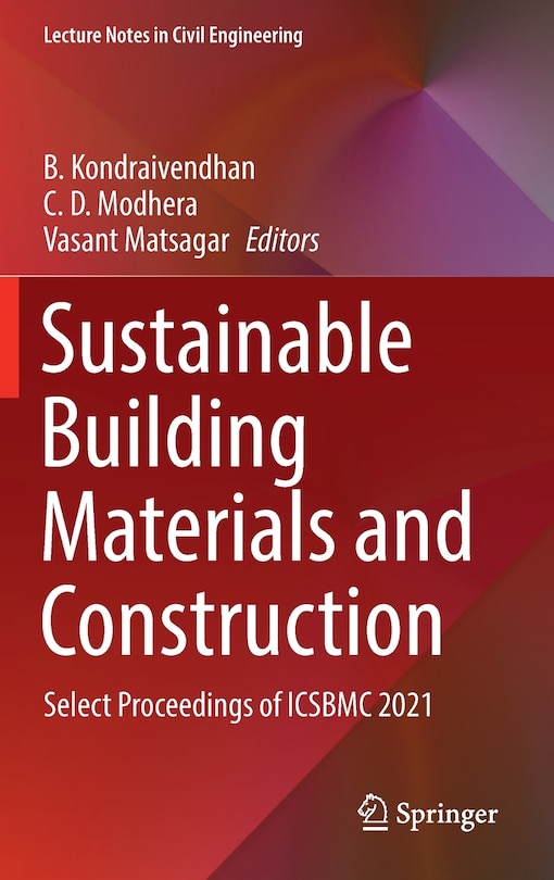 Couverture_Sustainable Building Materials And Construction