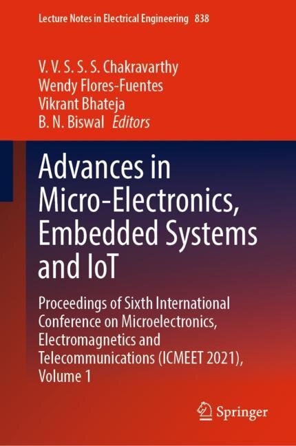 Front cover_Advances in Micro-Electronics, Embedded Systems and IoT