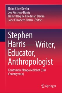 Couverture_Stephen Harris-Writer, Educator, Anthropologist
