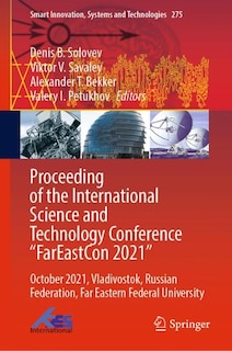 Couverture_Proceeding Of The International Science And Technology Conference fareast- On 2021