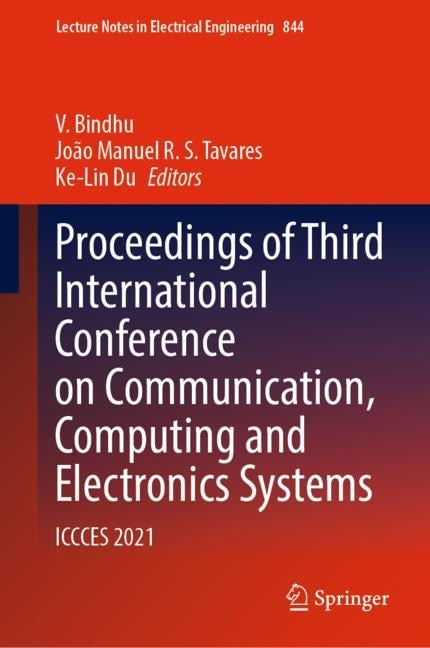 Front cover_Proceedings Of Third International Conference On Communication, Computing And Electronics Systems