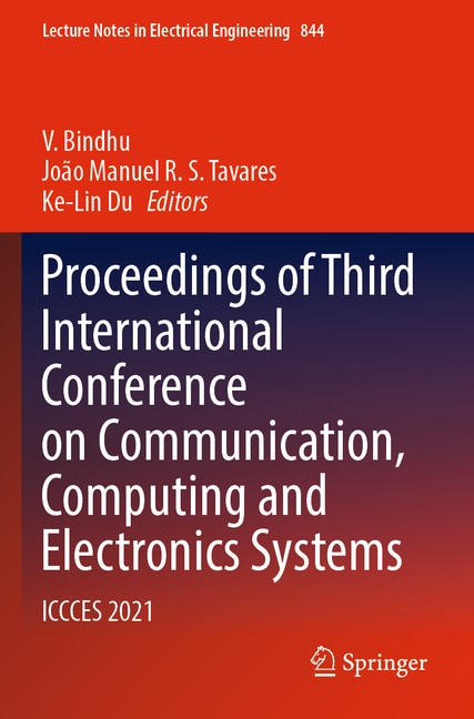 Front cover_Proceedings of Third International Conference on Communication, Computing and Electronics Systems