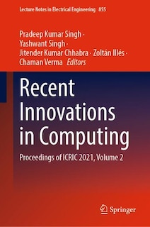 Front cover_Recent Innovations In Computing