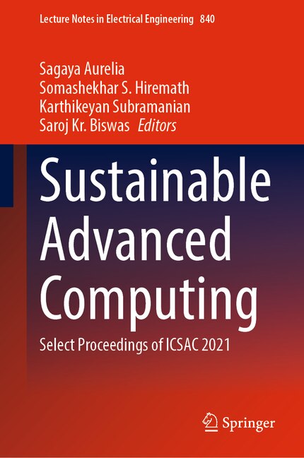 Front cover_Sustainable Advanced Computing