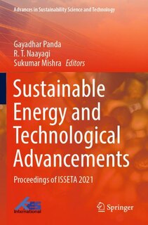Front cover_Sustainable Energy and Technological Advancements