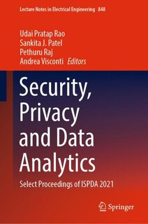 Front cover_Security, Privacy And Data Analytics