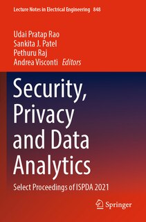 Couverture_Security, Privacy and Data Analytics