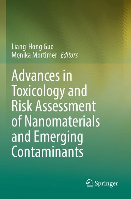 Couverture_Advances in Toxicology and Risk Assessment of Nanomaterials and Emerging Contaminants