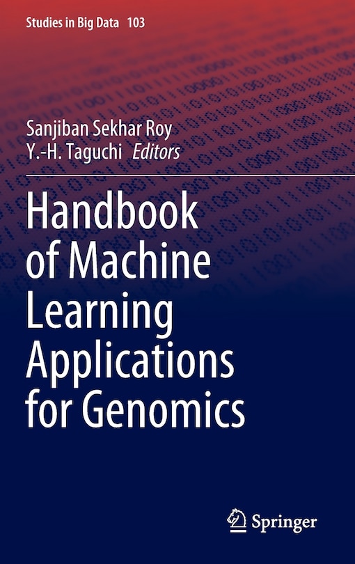 Couverture_Handbook Of Machine Learning Applications For Genomics