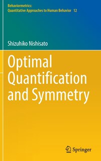 Couverture_Optimal Quantification And Symmetry