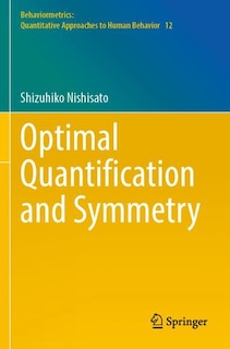 Couverture_Optimal Quantification and Symmetry