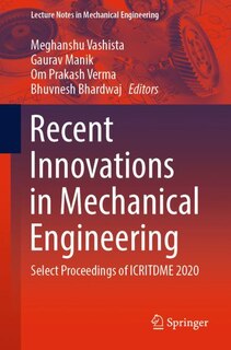 Couverture_Recent Innovations In Mechanical Engineering
