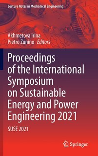 Couverture_Proceedings Of The International Symposium On Sustainable Energy And Power Engineering 2021