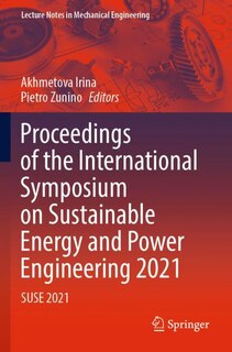 Couverture_Proceedings of the International Symposium on Sustainable Energy and Power Engineering 2021