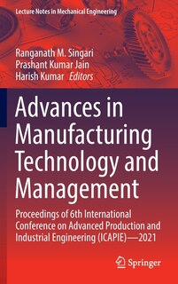 Front cover_Advances in Manufacturing Technology and Management