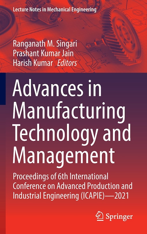 Front cover_Advances in Manufacturing Technology and Management