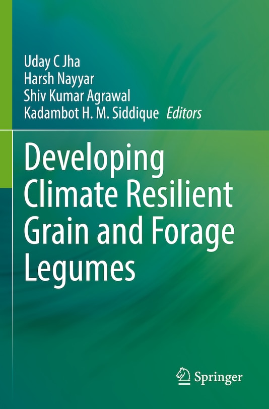 Front cover_Developing Climate Resilient Grain and Forage Legumes