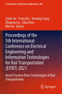 Couverture_Proceedings of the 5th International Conference on Electrical Engineering and Information Technologies for Rail Transportation (EITRT) 2021