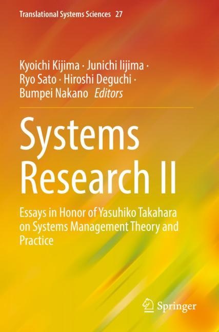 Couverture_Systems Research II
