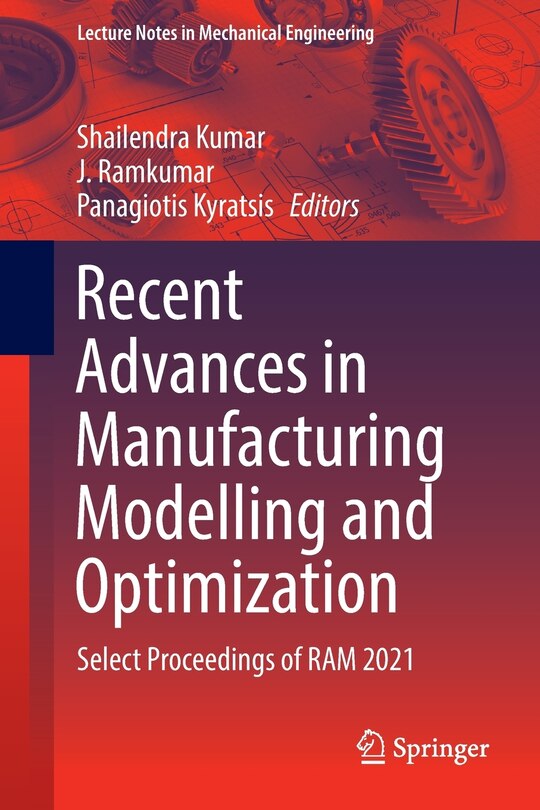 Front cover_Recent Advances In Manufacturing Modelling And Optimization
