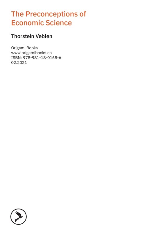 Couverture_The Preconceptions of Economic Science