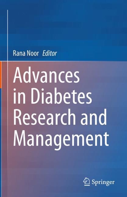 Front cover_Advances In Diabetes Research And Management