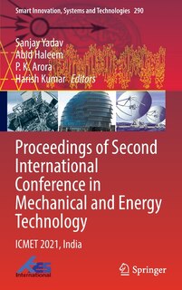 Front cover_Proceedings Of Second International Conference In Mechanical And Energy Technology