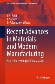 Front cover_Recent Advances In Materials And Modern Manufacturing