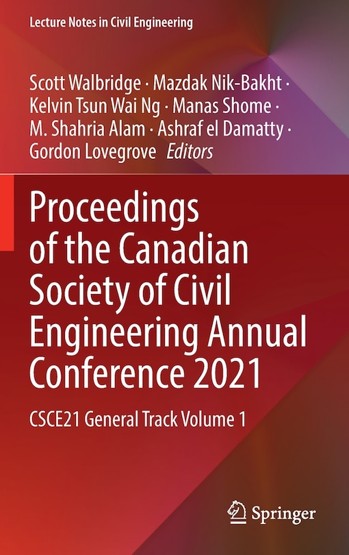 Couverture_Proceedings Of The Canadian Society Of Civil Engineering Annual Conference 2021