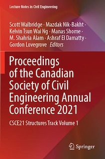 Couverture_Proceedings of the Canadian Society of Civil Engineering Annual Conference 2021