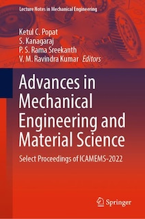 Couverture_Advances In Mechanical Engineering And Material Science