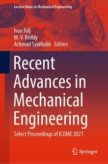 Couverture_Recent Advances In Mechanical Engineering
