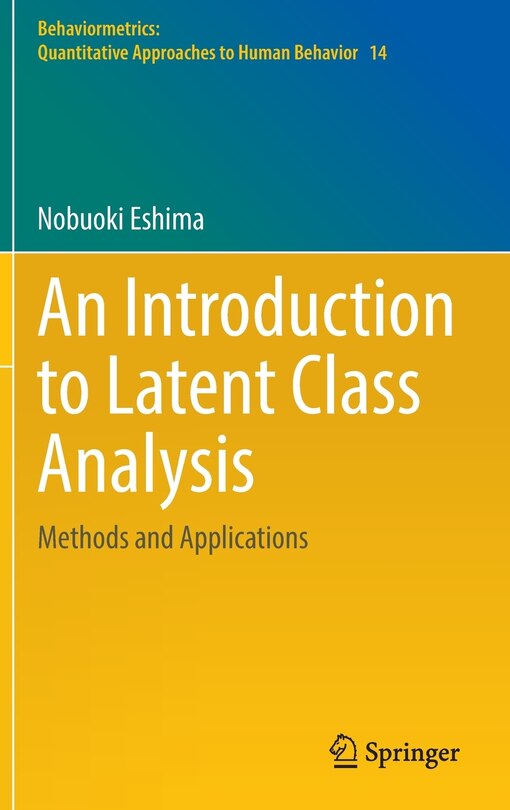 Couverture_An Introduction To Latent Class Analysis