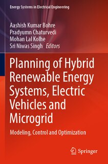 Couverture_Planning of Hybrid Renewable Energy Systems, Electric Vehicles and Microgrid