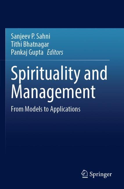 Front cover_Spirituality and Management