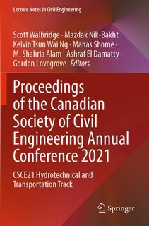 Couverture_Proceedings of the Canadian Society of Civil Engineering Annual Conference 2021