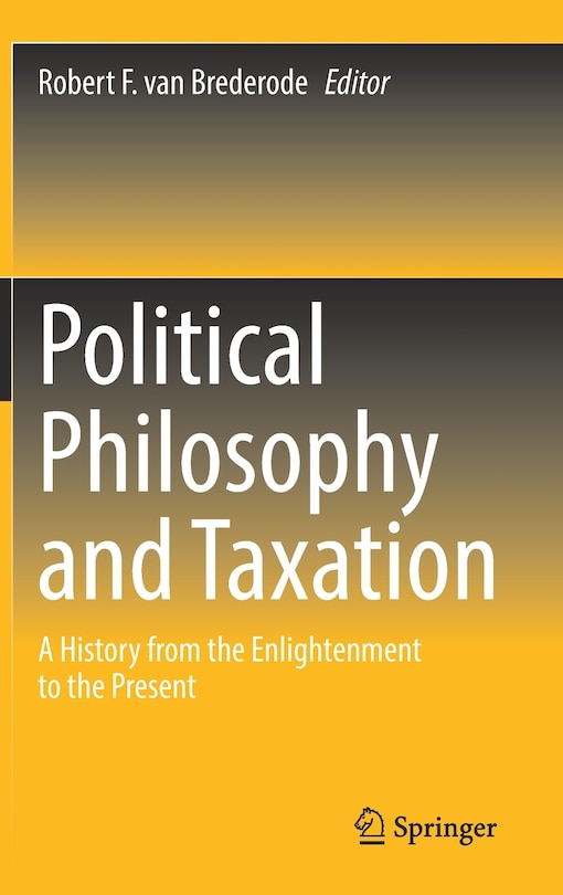 Couverture_Political Philosophy and Taxation