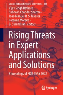 Couverture_Rising Threats In Expert Applications And Solutions