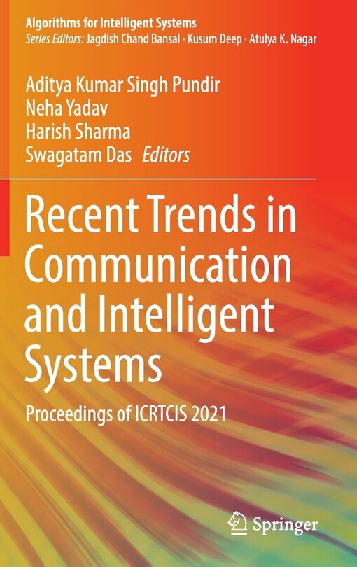 Front cover_Recent Trends In Communication And Intelligent Systems