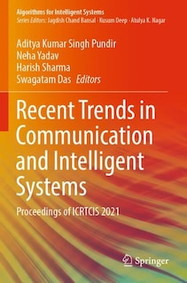 Couverture_Recent Trends in Communication and Intelligent Systems