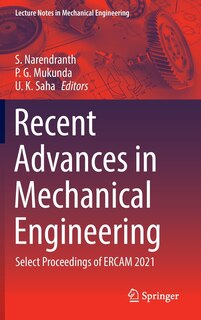 Couverture_Recent Advances in Mechanical Engineering
