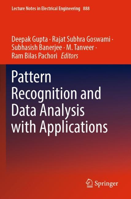 Front cover_Pattern Recognition and Data Analysis with Applications
